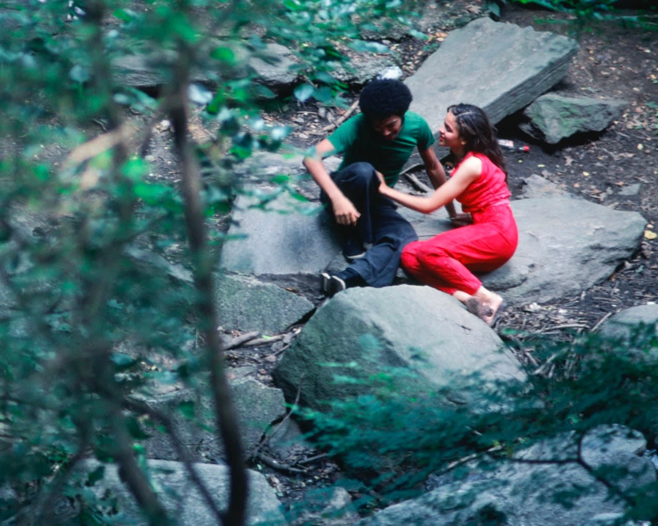 Lorraine O'Grady, Rivers, First Draft: The Young Man prepares to leave, and the Teenager tries to hold on to him,...