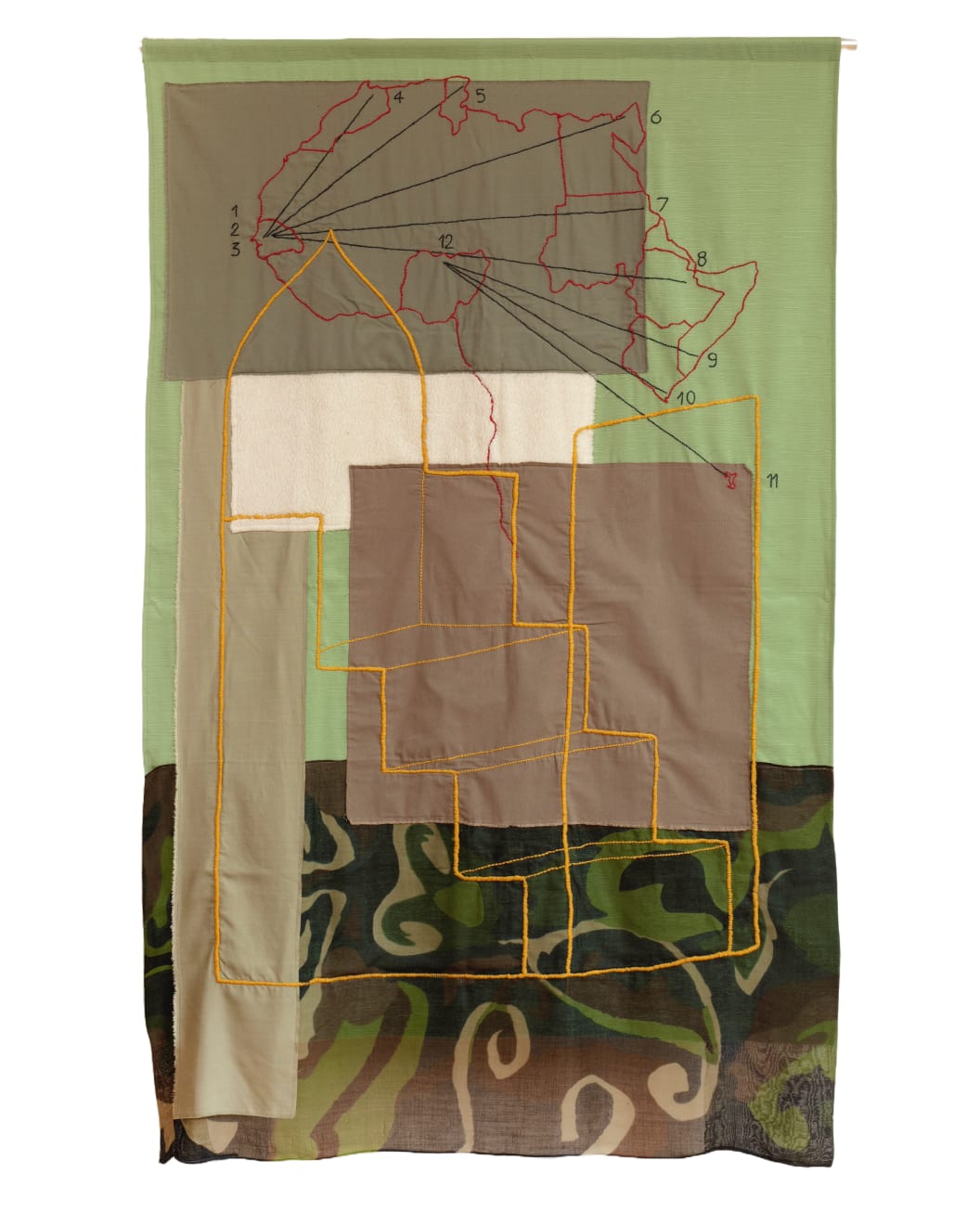Maïmouna Guerresi, Unknown Map N5, 2018