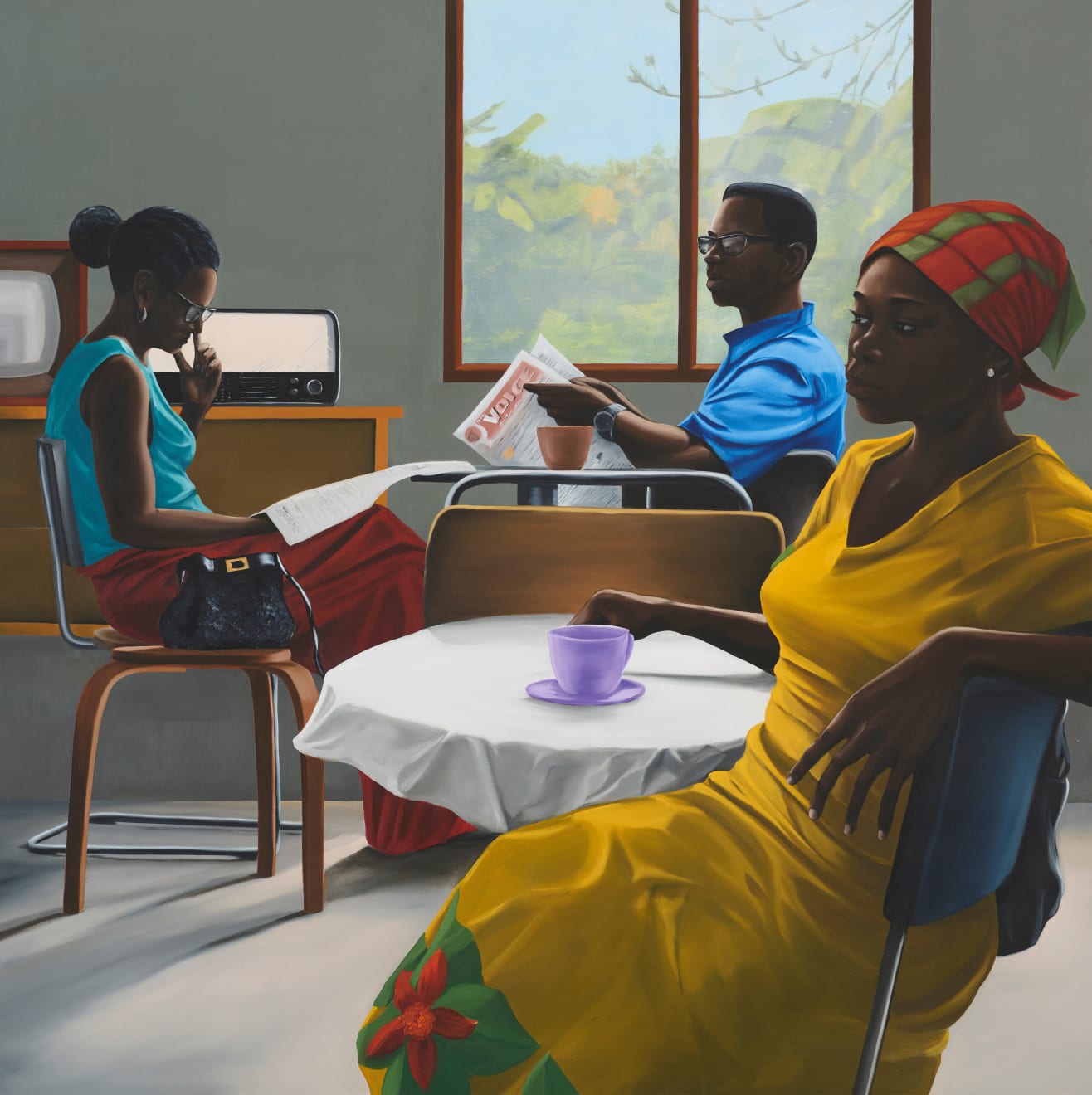 Peter Uka, The Café, 2024