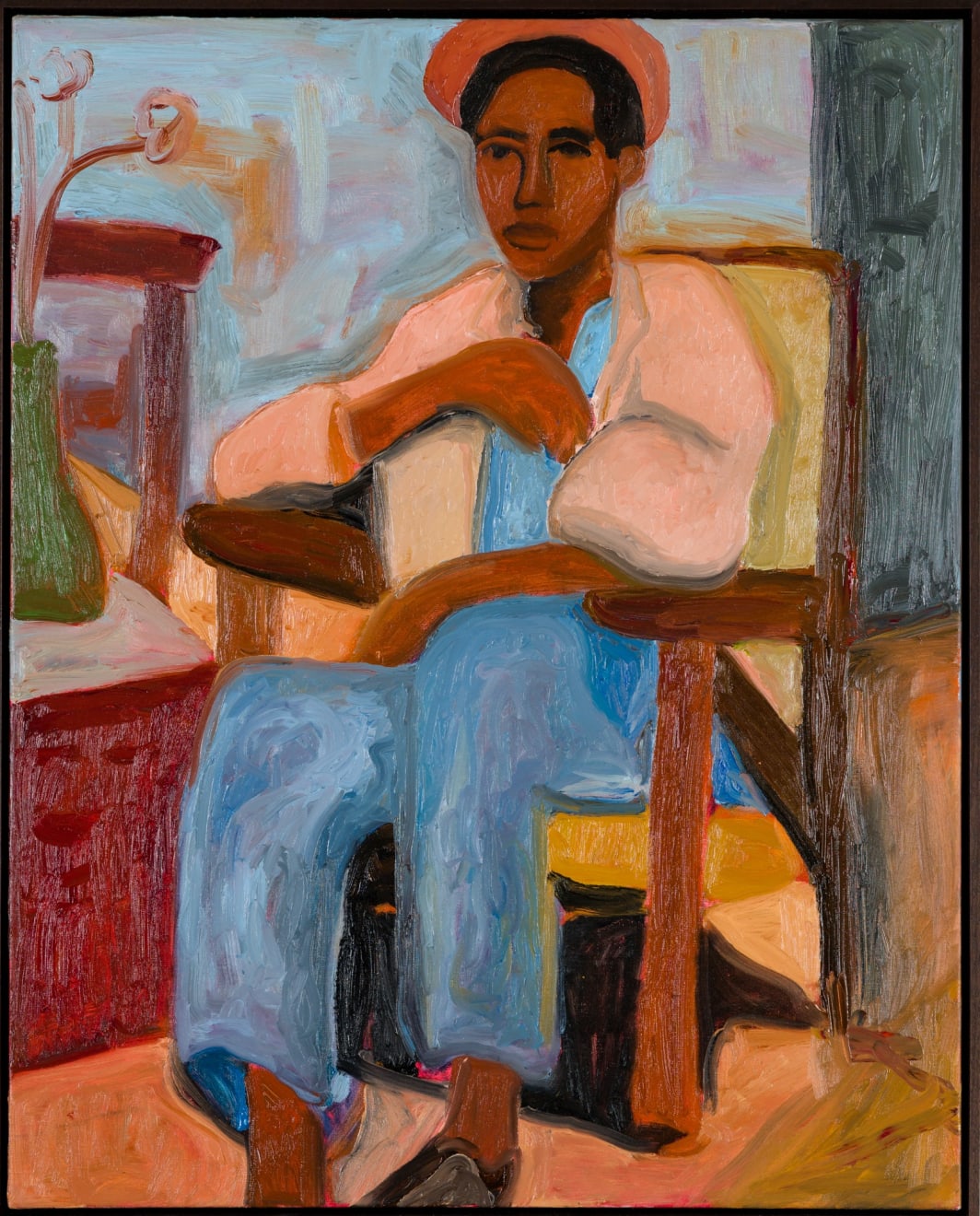 Patrick Eugène, Nonm chita (seated man), 2023