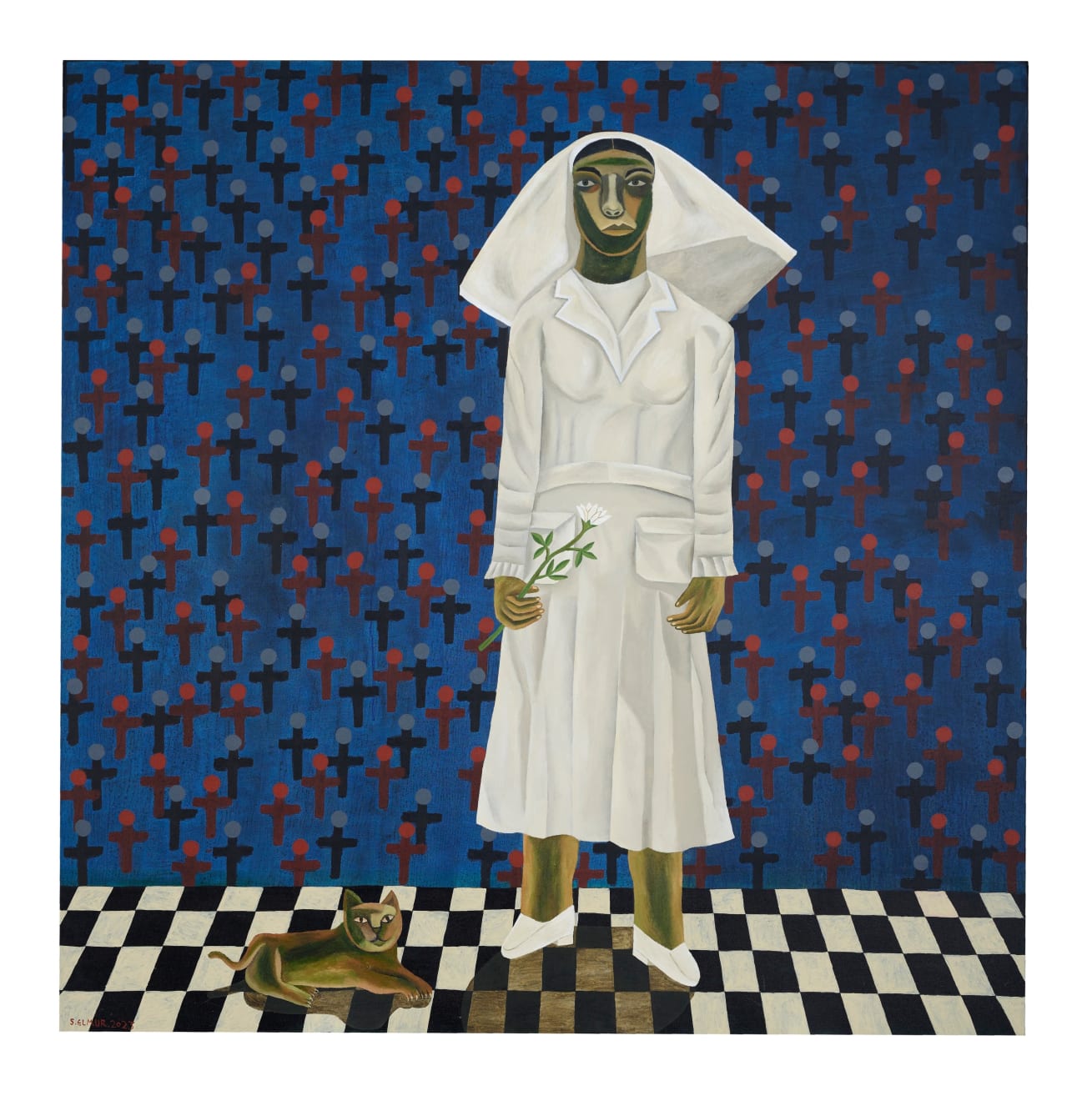 Salah Elmur, White Jasmine, 2023