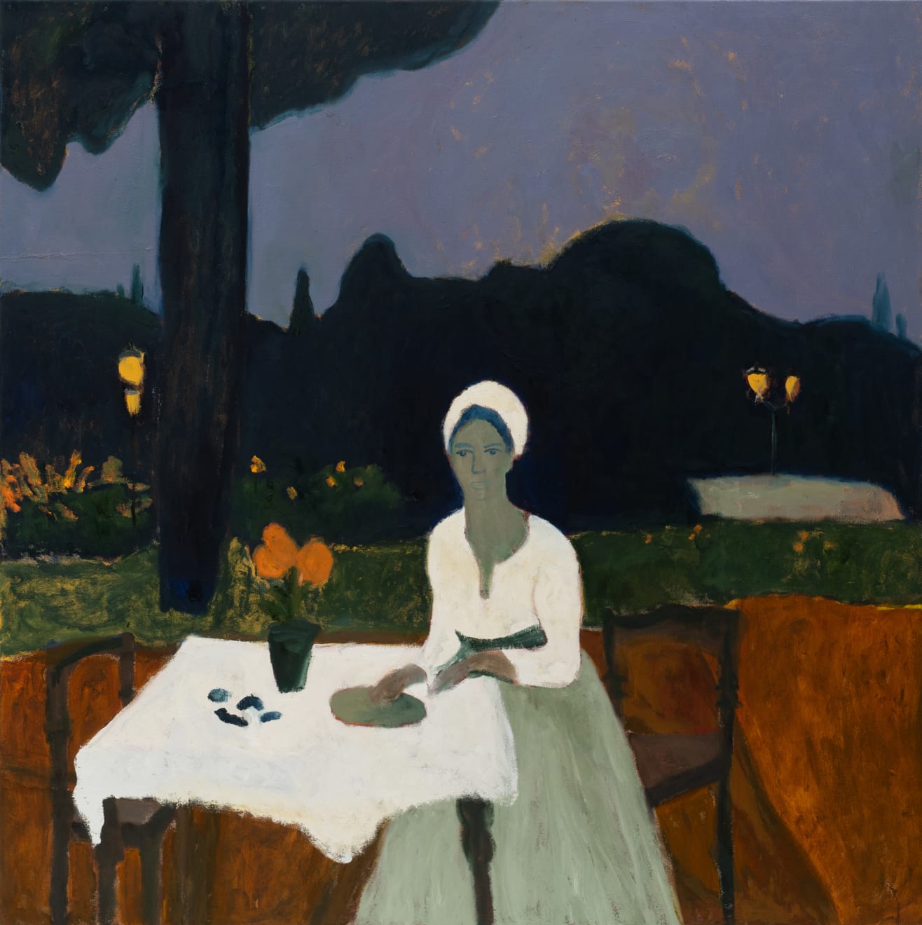 Patrick Eugène, Woman in white, 2024