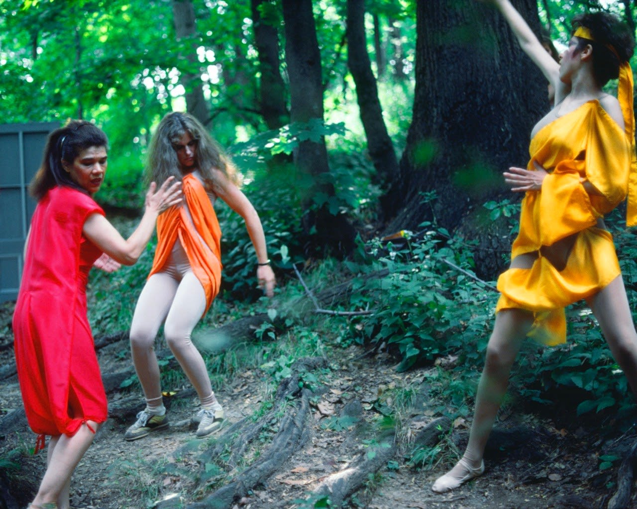 Lorraine O'Grady, Rivers, First Draft: The Debauchees ignore the Woman in Red, 1982/2015