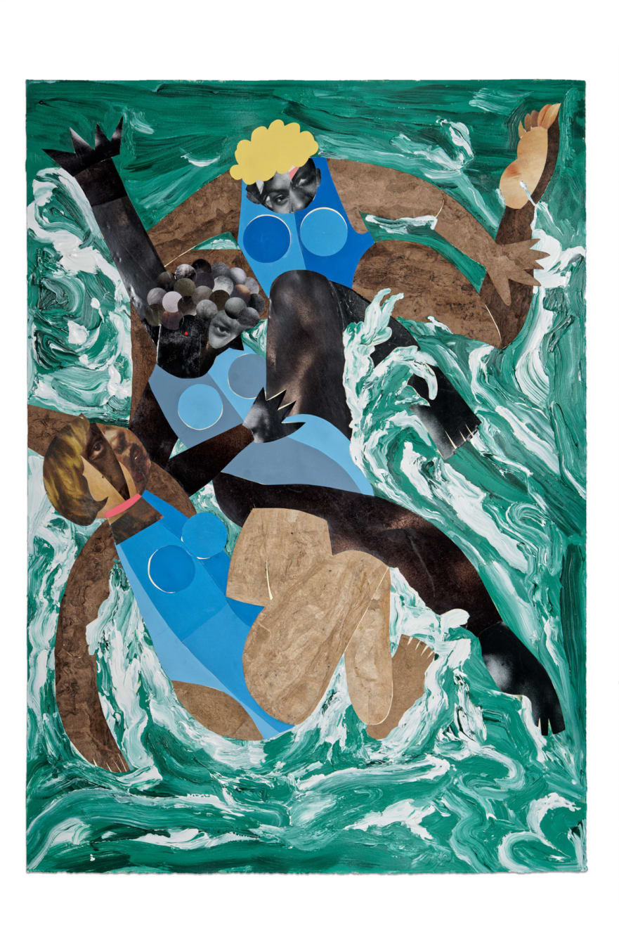 Clotilde Jimenez, Water Dancers (Blue), 2024