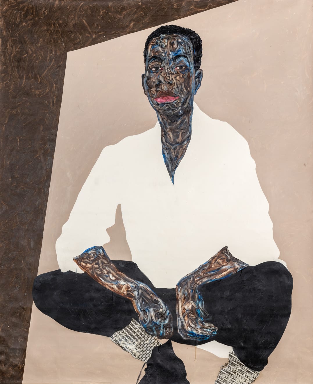 Amoako Boafo, Black Pants, 2020