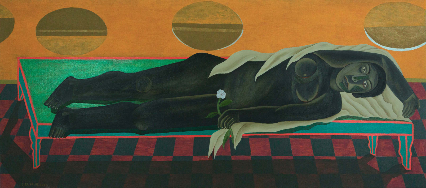 Salah Elmur, Wall of Life, 2024