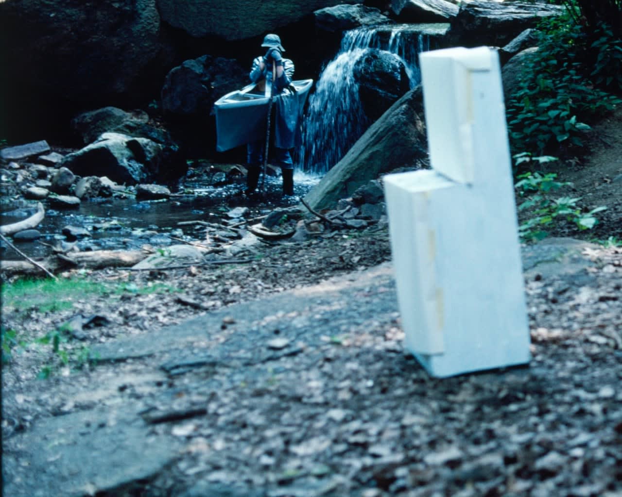 Lorraine O'Grady, Rivers, First Draft: She descends to the stream where the white stove is standing, 1982/2015