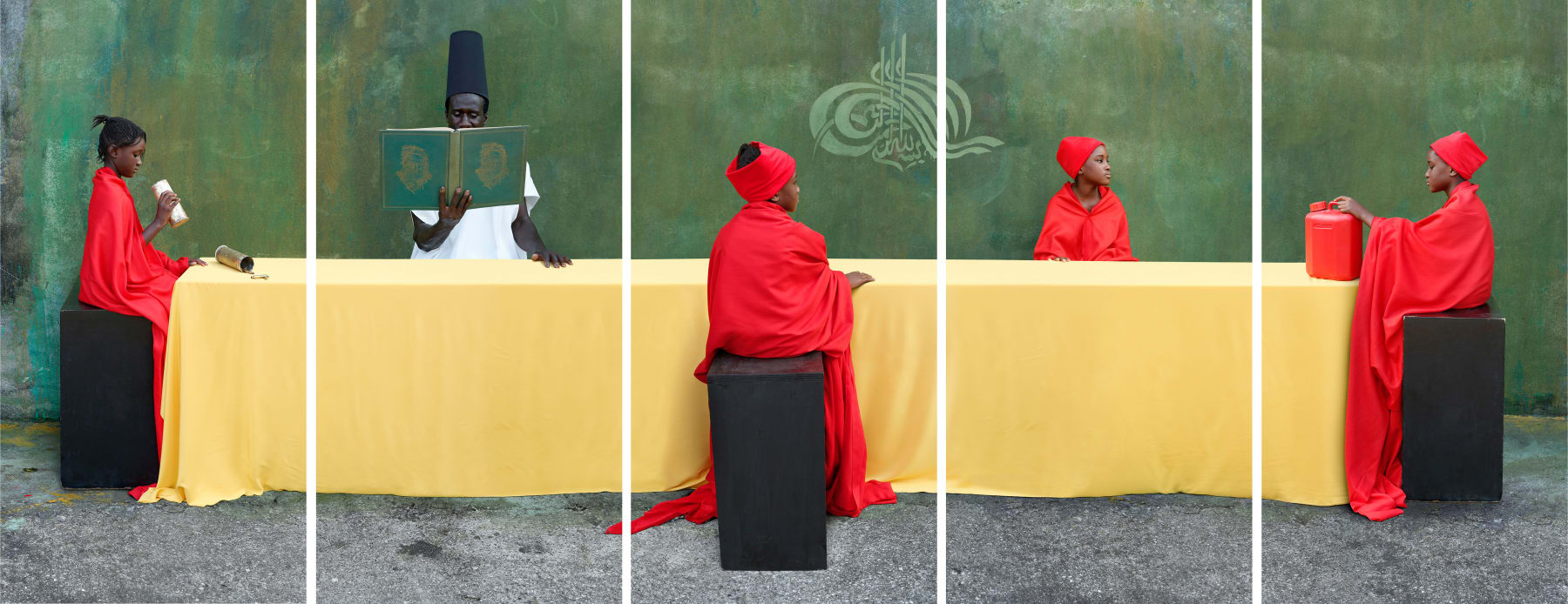 Maïmouna Guerresi, Students and Teacher, 2012