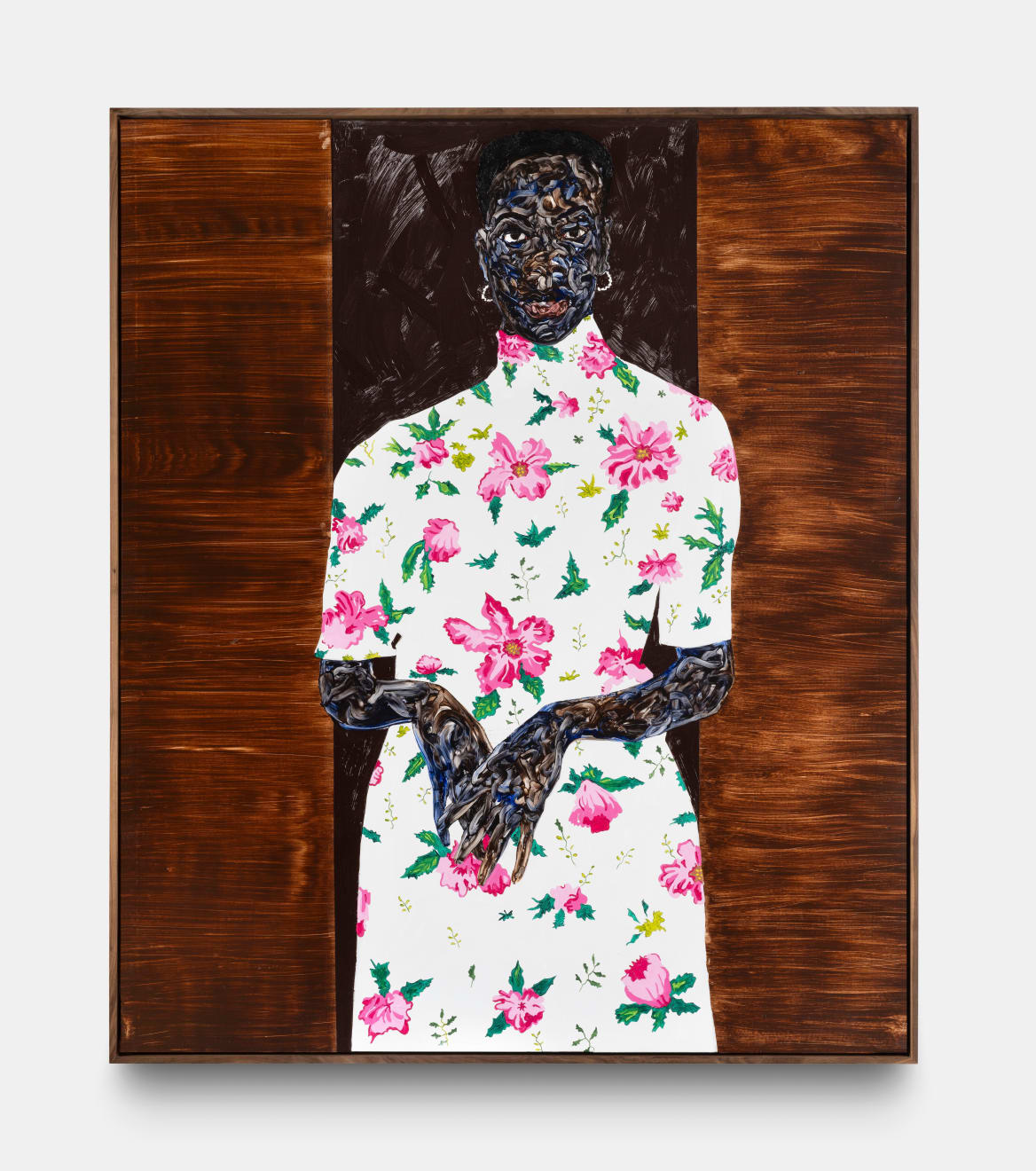 Amoako Boafo, Cherry Blossom Dress, 2024