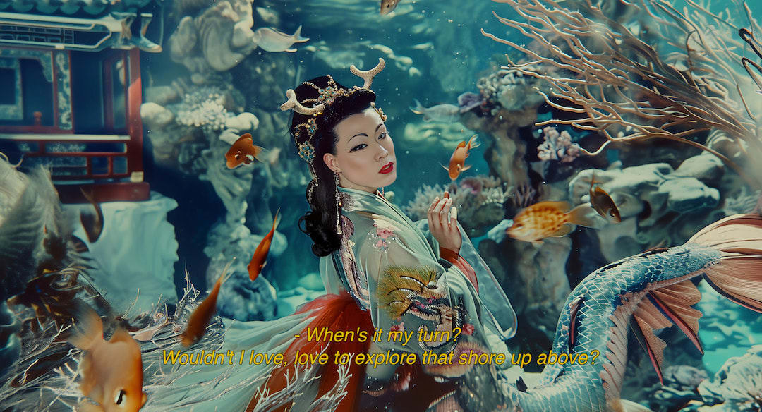 Scotty So, The Little Dragon Princess of the East Sea Visiting the Great Barrier Reef, 2024