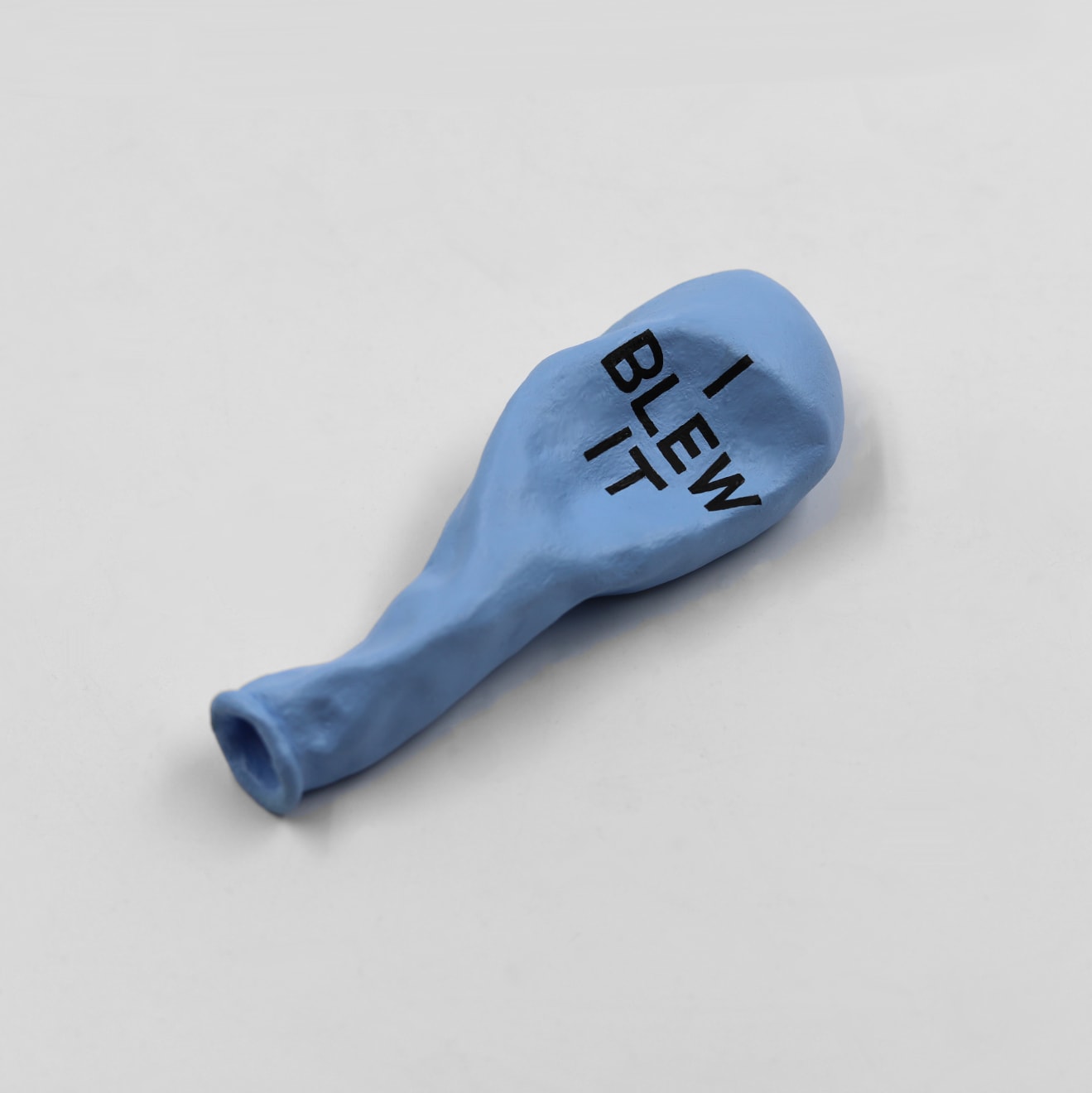 Kenny Pittock, I Blew It (Blue), 2022