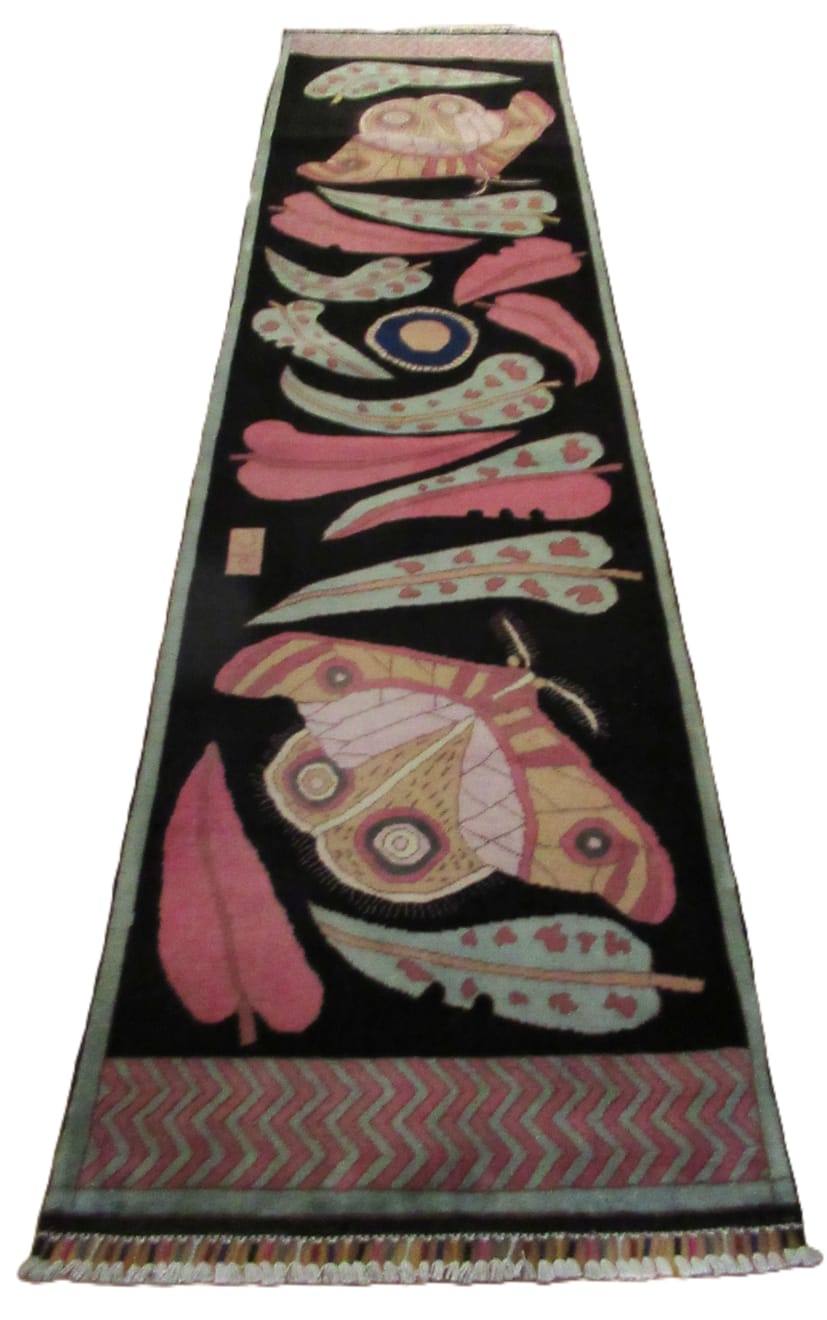 Alexandra Copeland, Emperor Gum Moths with Gum Leaves, 2025