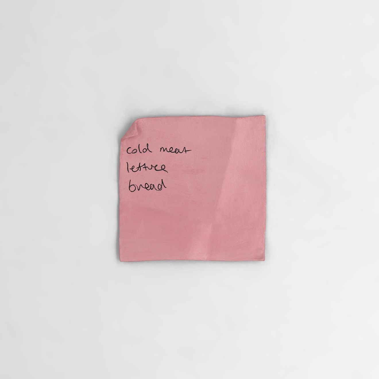 Kenny Pittock, Cold meat, lettuce, bread, 2024