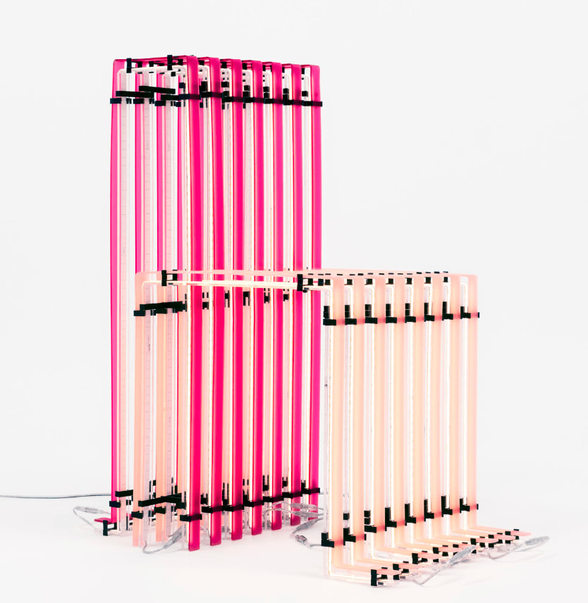 Meagan Streader, a very small and impractical neon chair concept, 2024