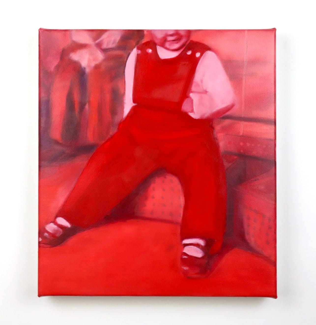 Prudence Wilkinson, Stained Orange and Red, 2025