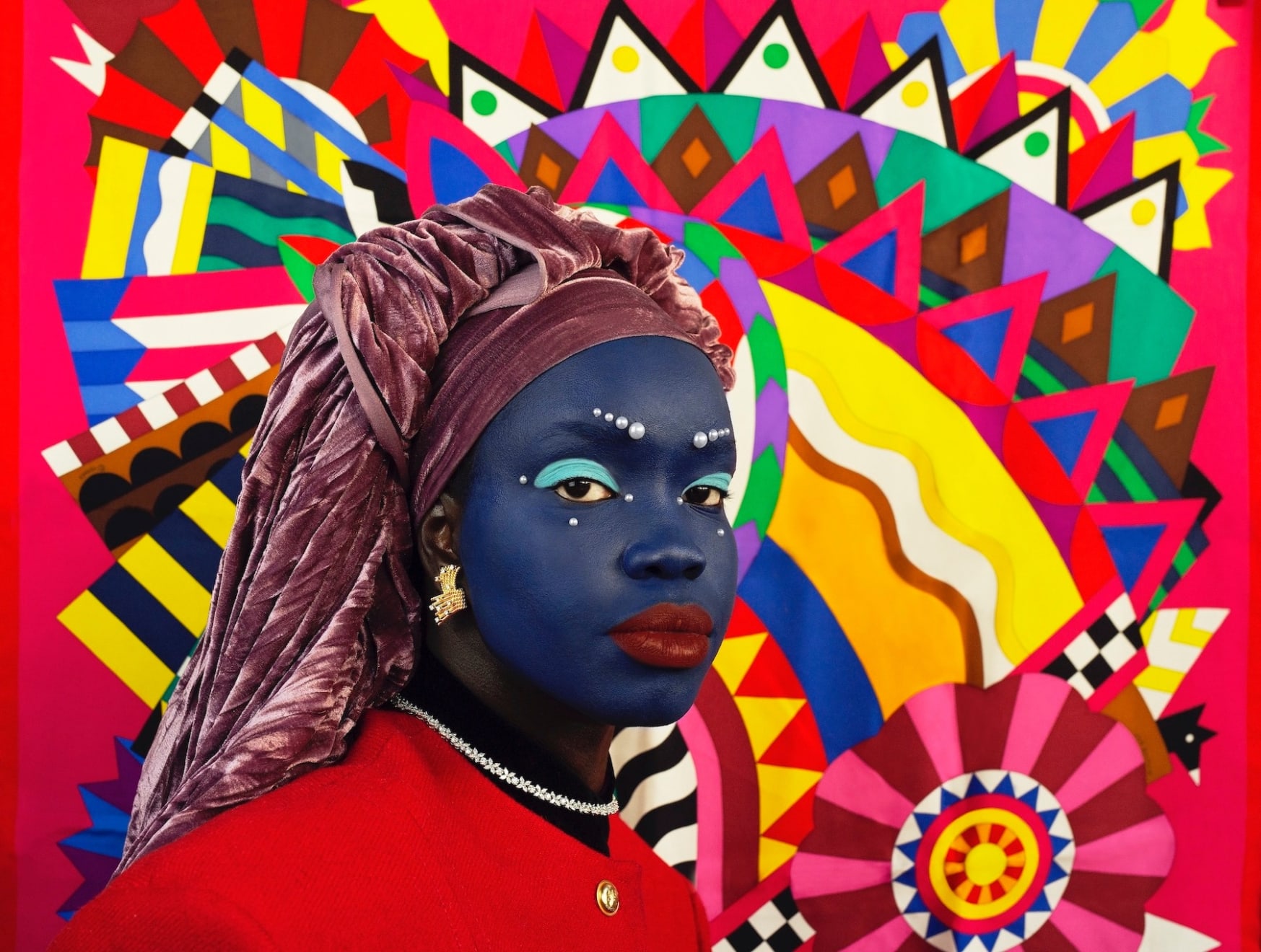 Atong Atem, Blue Face, 2021