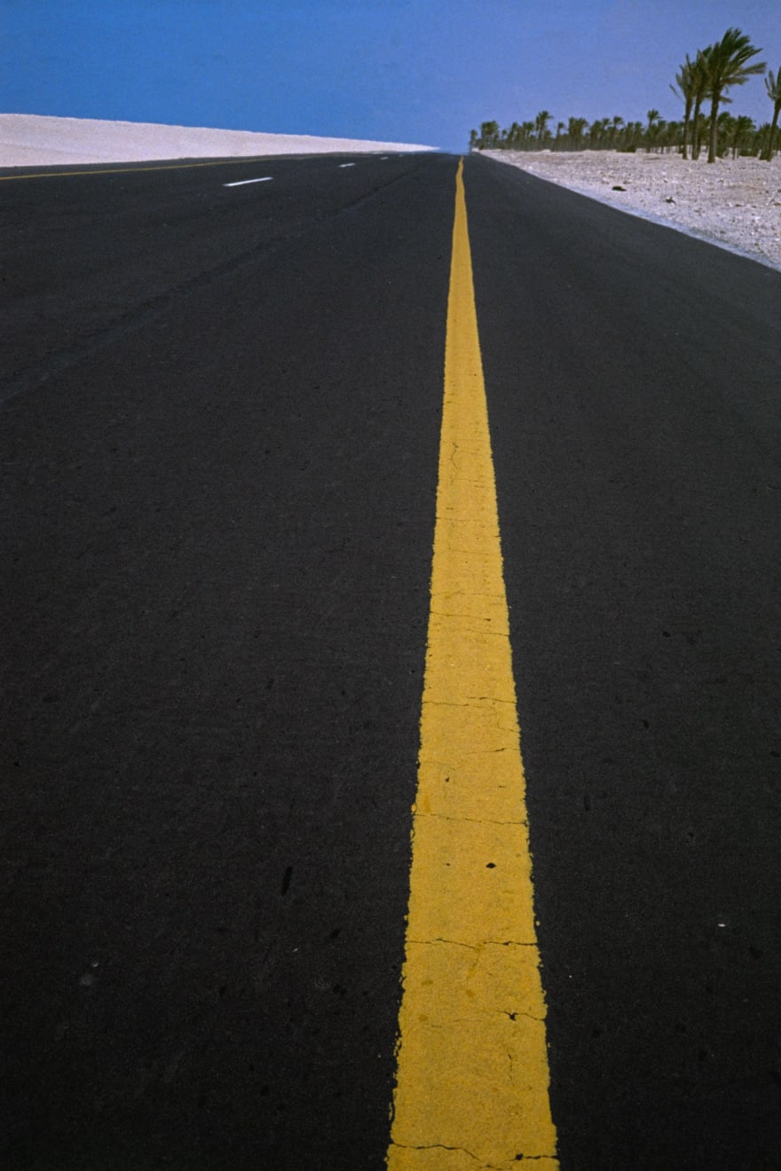 Micha Bar-Am, The road to Sharm El Seikh, Sinai, 1975