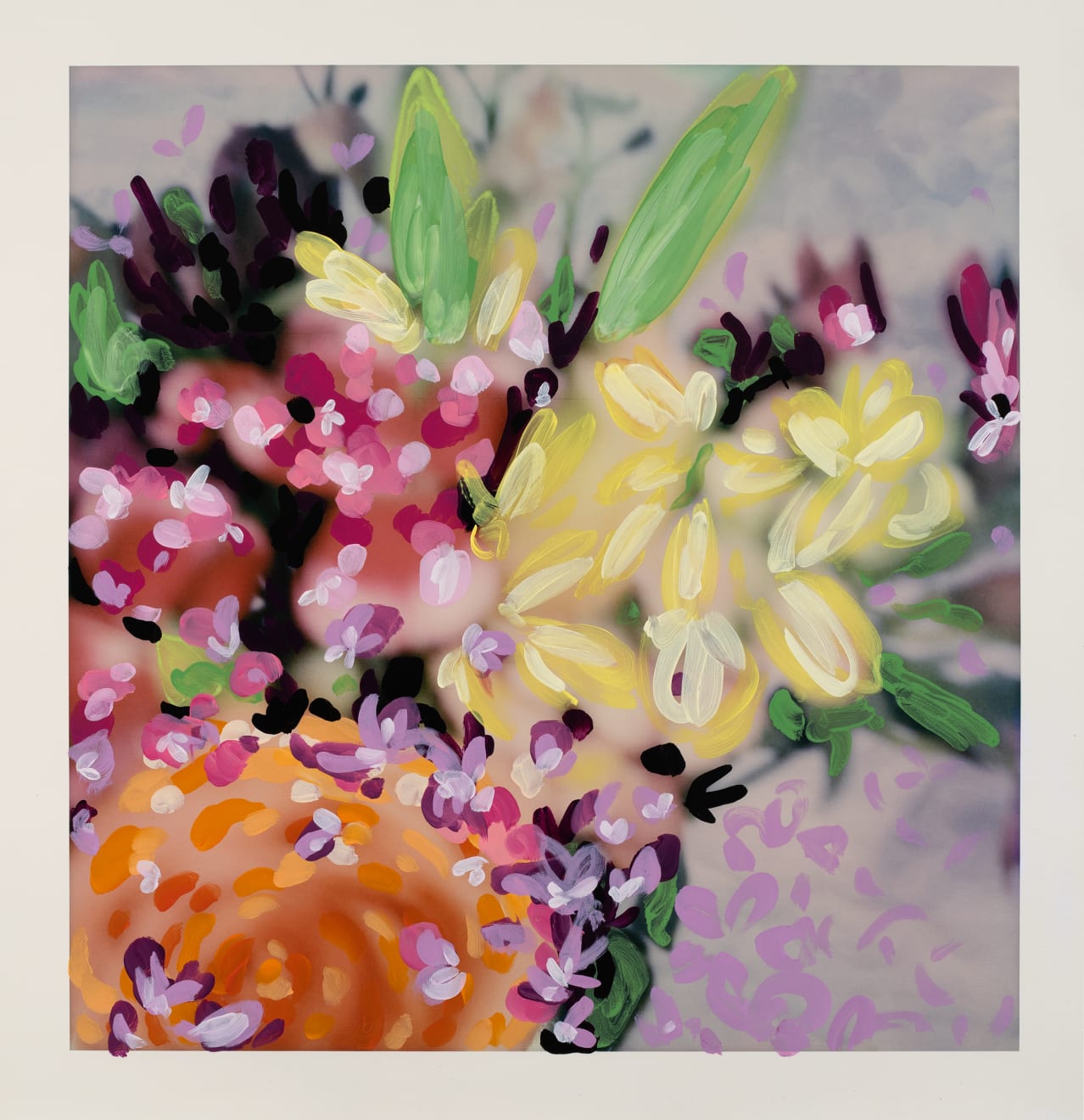 Michael De Feo, Untitled (Polaroid Painting 05), 2021