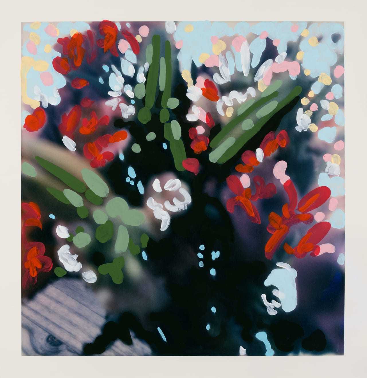 Michael De Feo, Untitled (Polaroid Painting 06), 2021