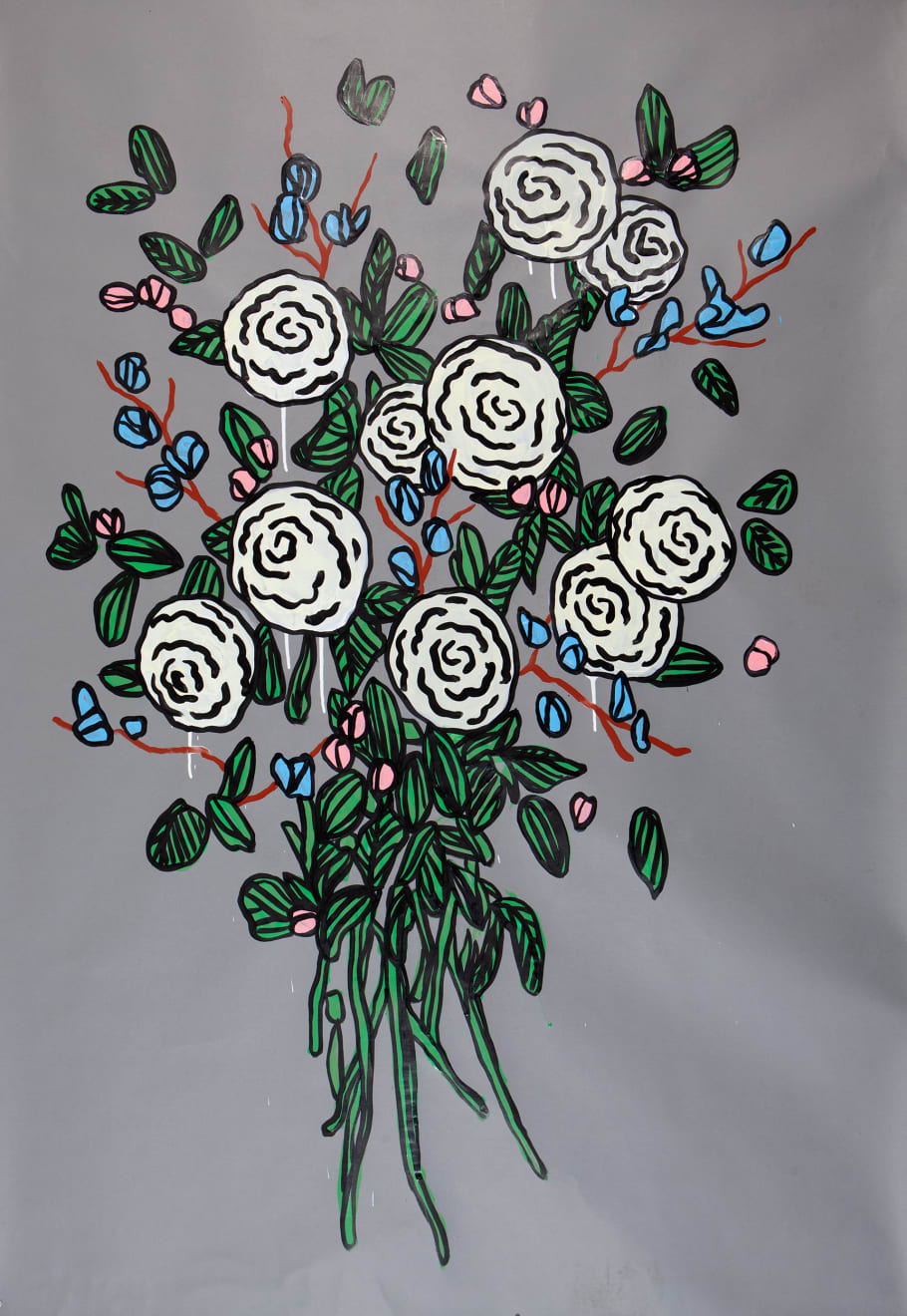 Michael De Feo, Untitled (Painting for a bus stop shelter), 2016