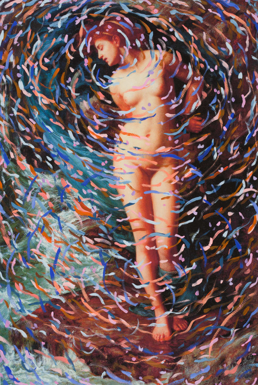 Michael De Feo, Untitled (Andromeda by Edward Poynter, 1869), 2017