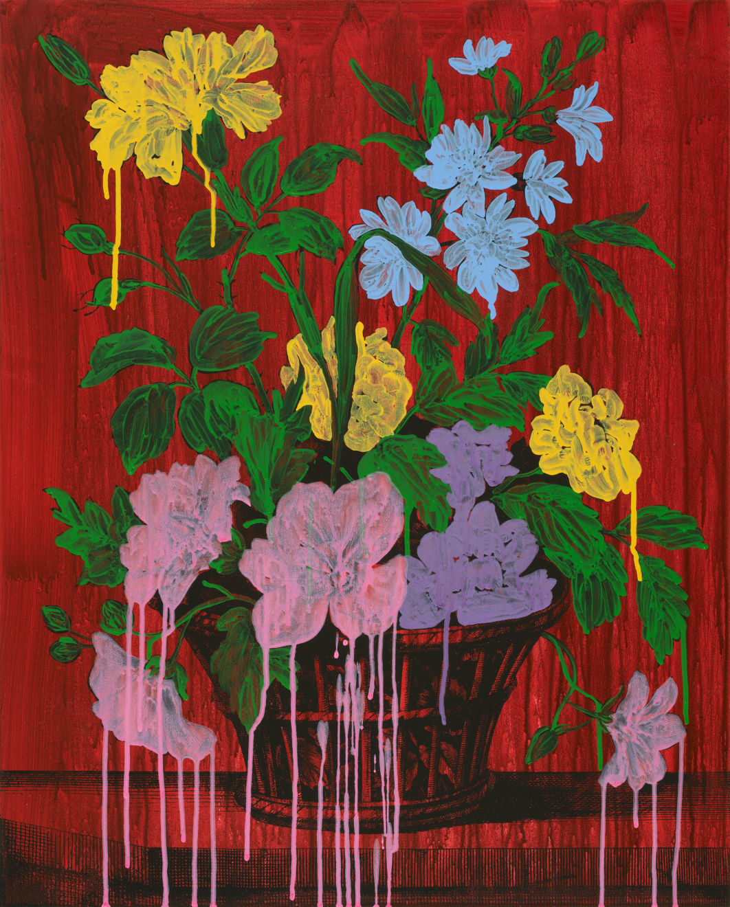 Michael De Feo, Untitled (Corbeille de fleurs., Louis Tessier (1719-1781)), No. 3, 2020