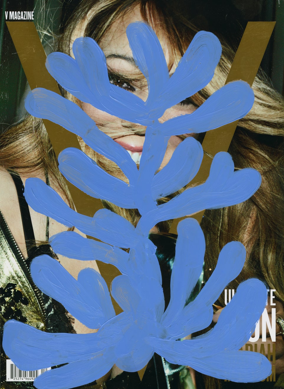 Michael De Feo, Untitled (Mariah Carey by Mario Testino for cover of V Magazine, No. 112, - Spring, 2018), 2018