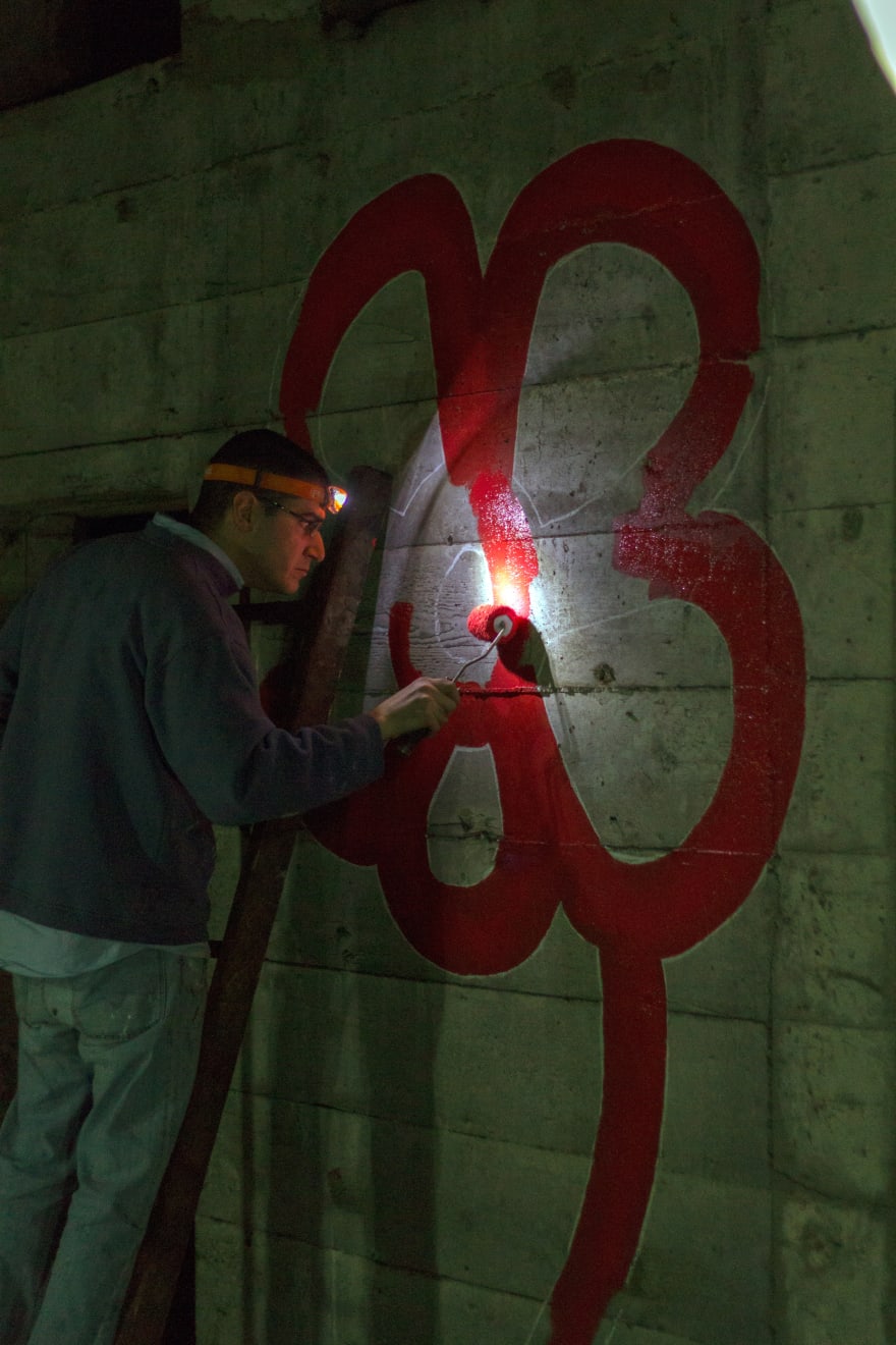 Michael De Feo, Underbelly Project, Abandoned underground subway station, New York, NY. (Photo by Logan Hicks), 2010