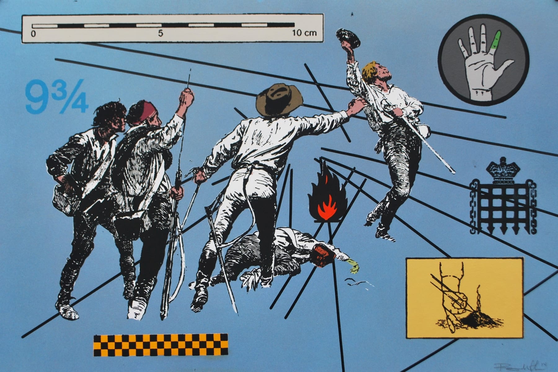 Ryan Metke, Prancer - Blue, 2014