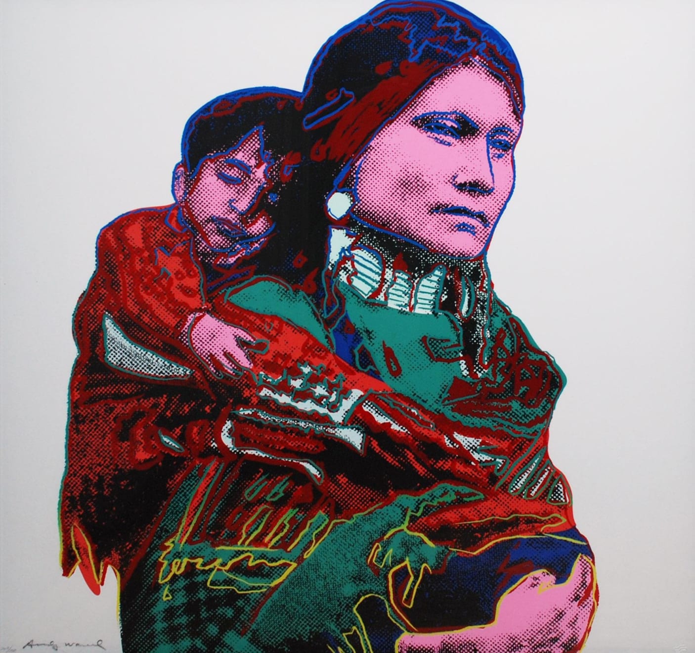 Andy Warhol, Mother & Child, 1986