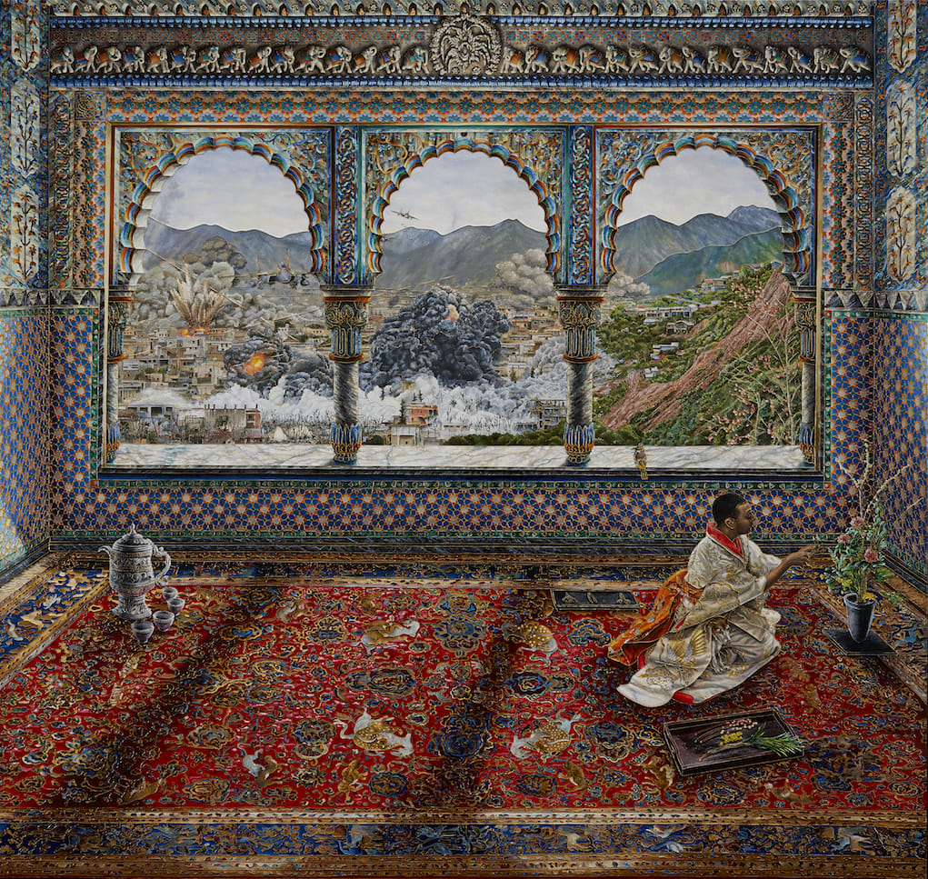 Raqib Shaw, "Seeking Simurgh", 2018-2019