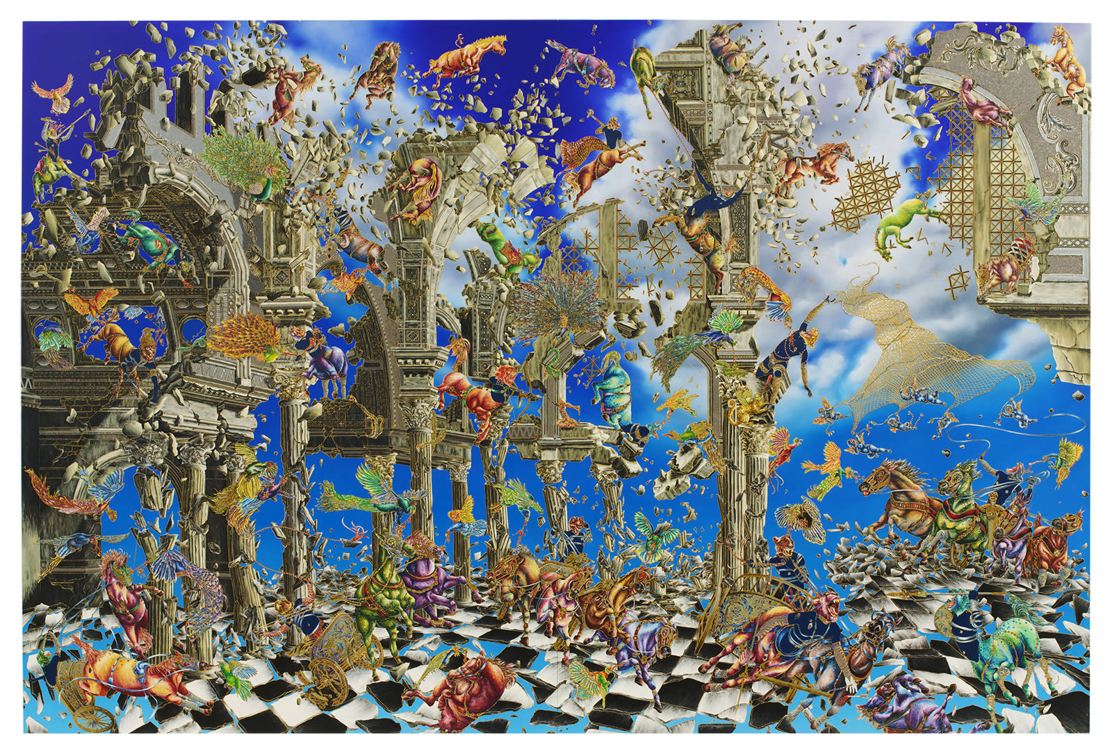 Raqib Shaw, Horse Catcher, 2013