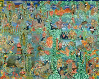 Raqib Shaw, Absence of God II, 2008