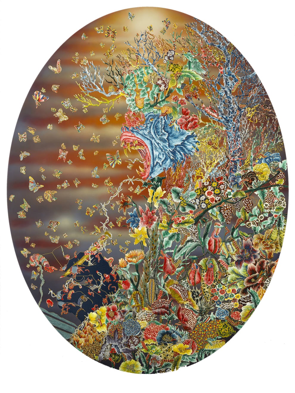 Raqib Shaw, Erasmus II, 2007