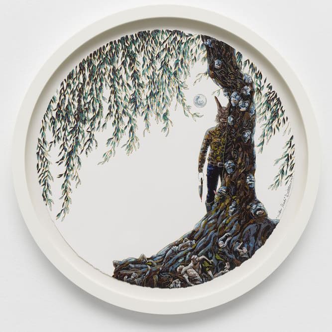 Raqib Shaw, Willow Psycho, 2020