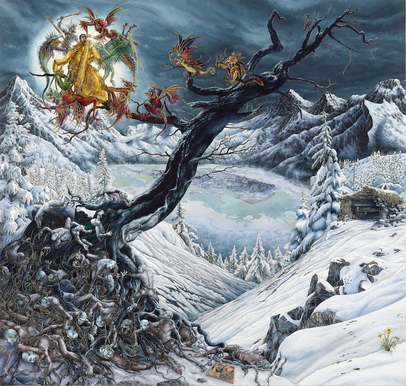 Raqib Shaw, The Four Seasons "Winter", 2018-2019