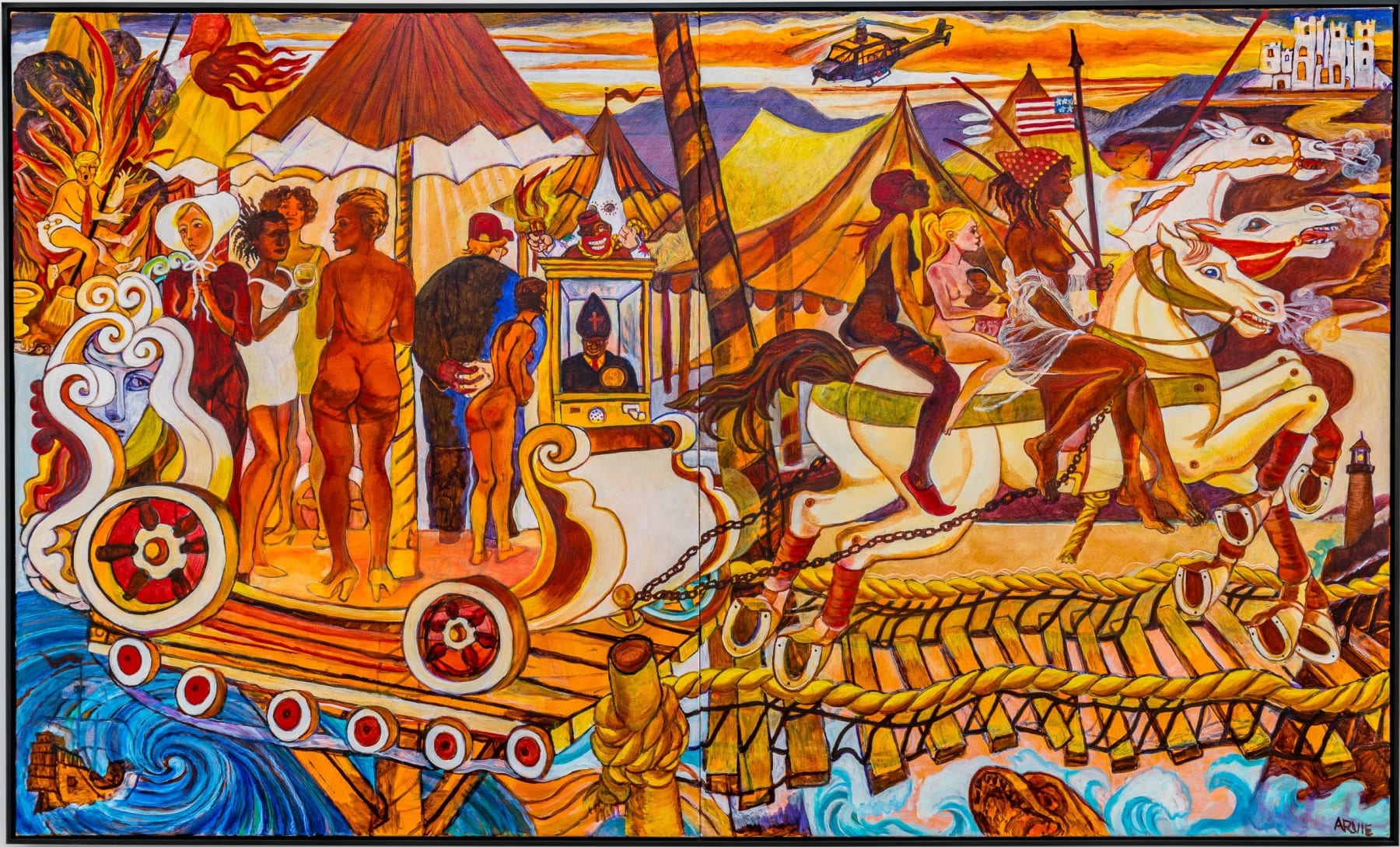 Arvie Smith, Crossing Clear Creek, 2024