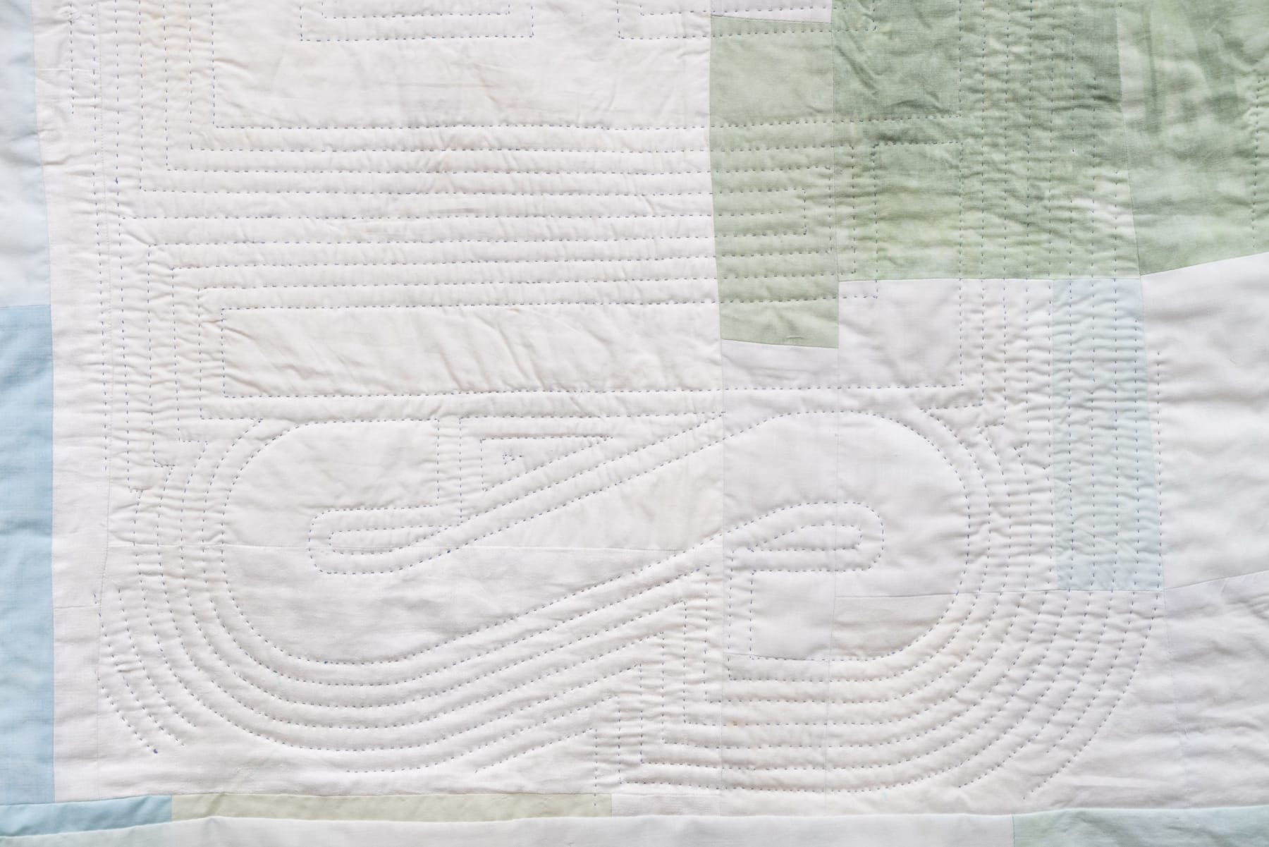 Karen Reimer, Sleeping Under the Sky/Sleeping Under the Lake #2, from the Shoretime Spaceline series, 2018-21