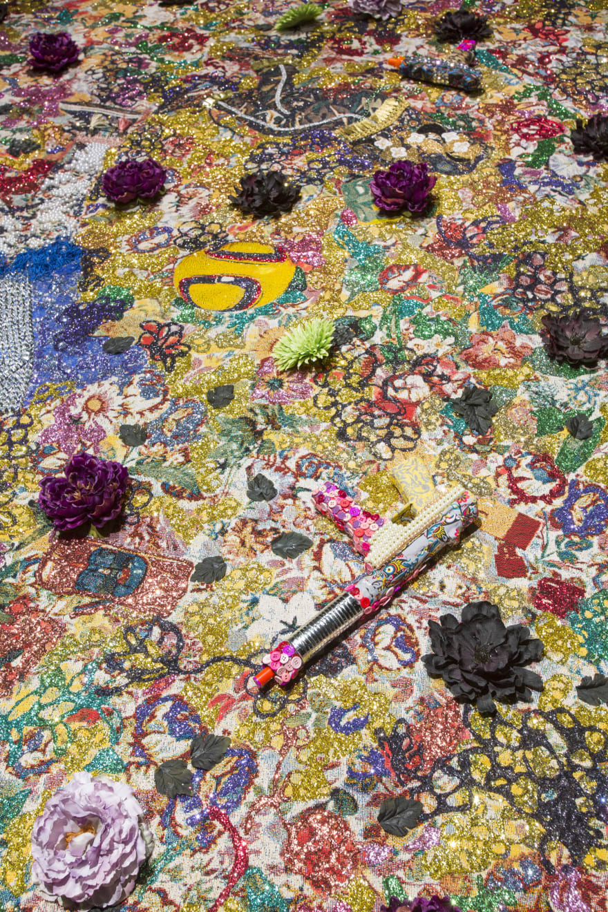 Ebony G. Patterson, Shrubz, 2014