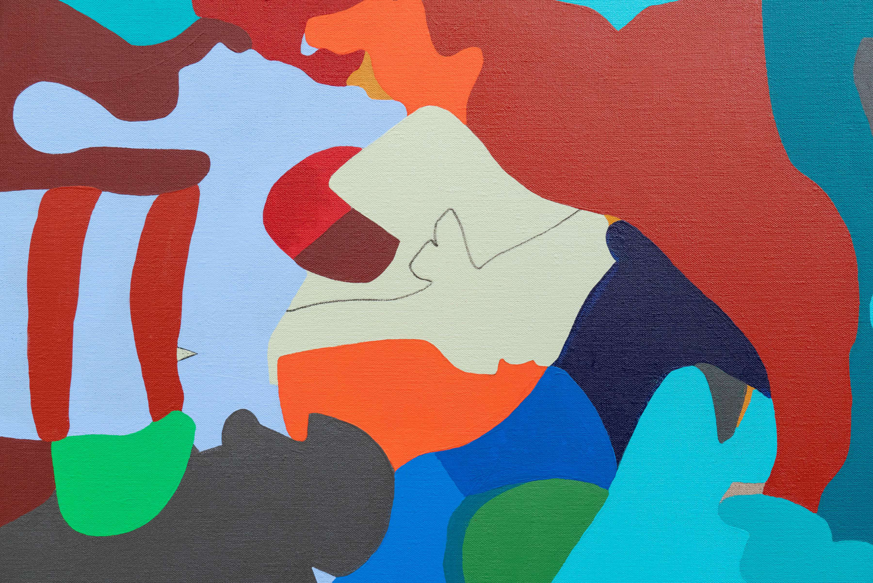 Candida Alvarez, Mostly Cloudy, 2023