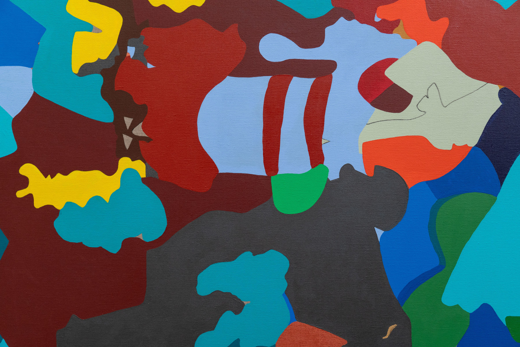 Candida Alvarez, Mostly Cloudy, 2023