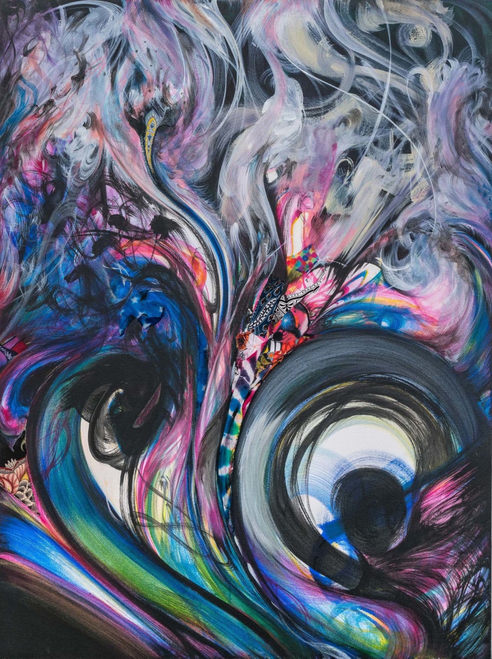 Shinique Smith, Midnight in my garden, 2024