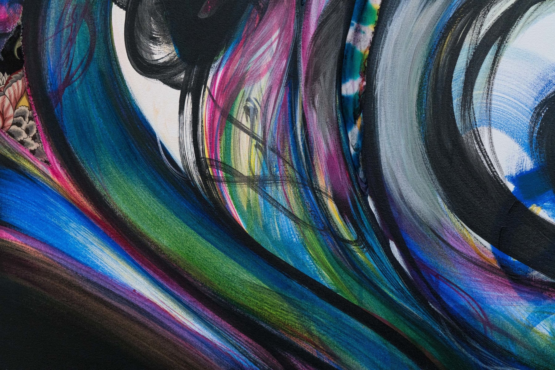 Shinique Smith, Midnight in my garden, 2024