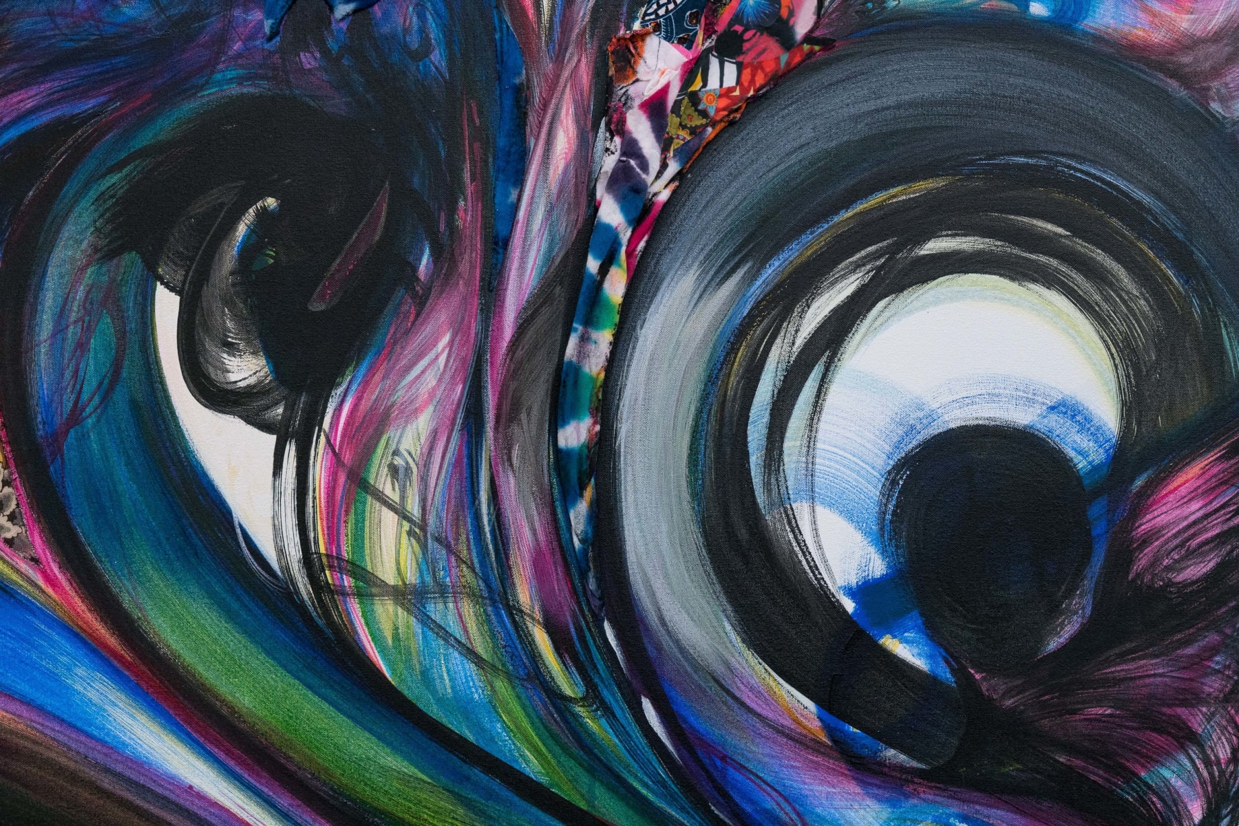 Shinique Smith, Midnight in my garden, 2024