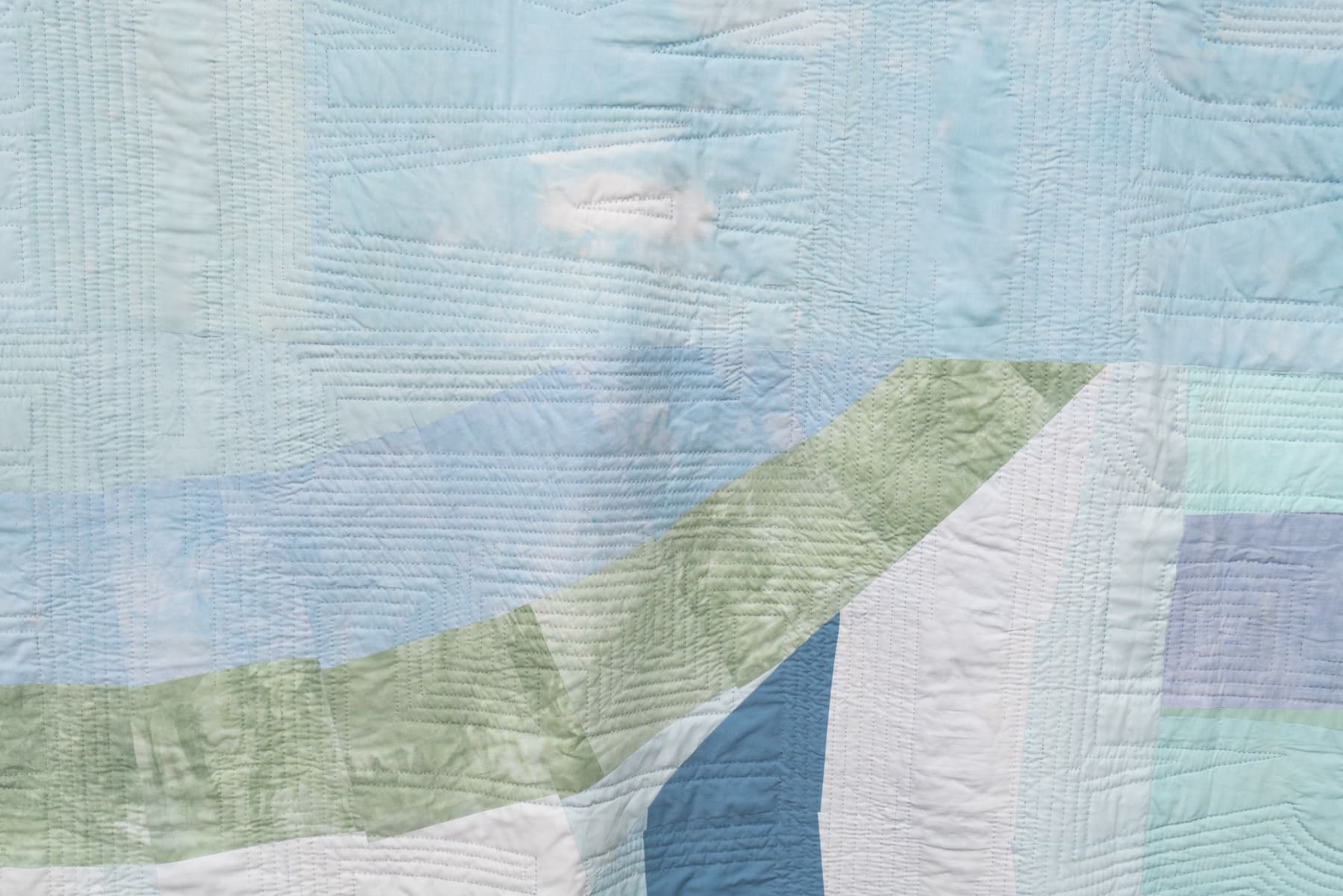 Karen Reimer, Sleeping Under the Sky/Sleeping Under the Lake #2, from the Shoretime Spaceline series, 2018-21