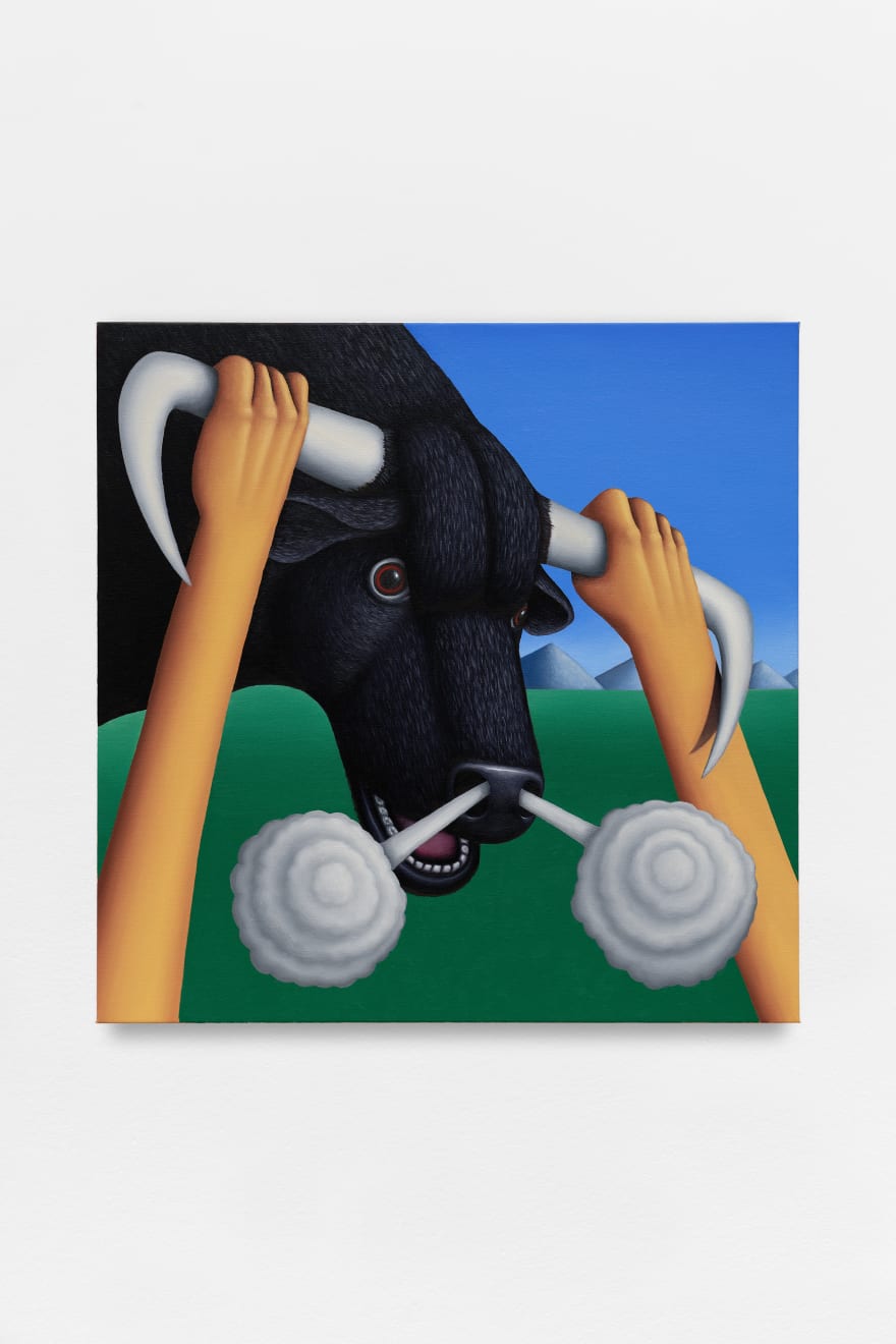 Jake Troyli, A Bull Fight, 2023