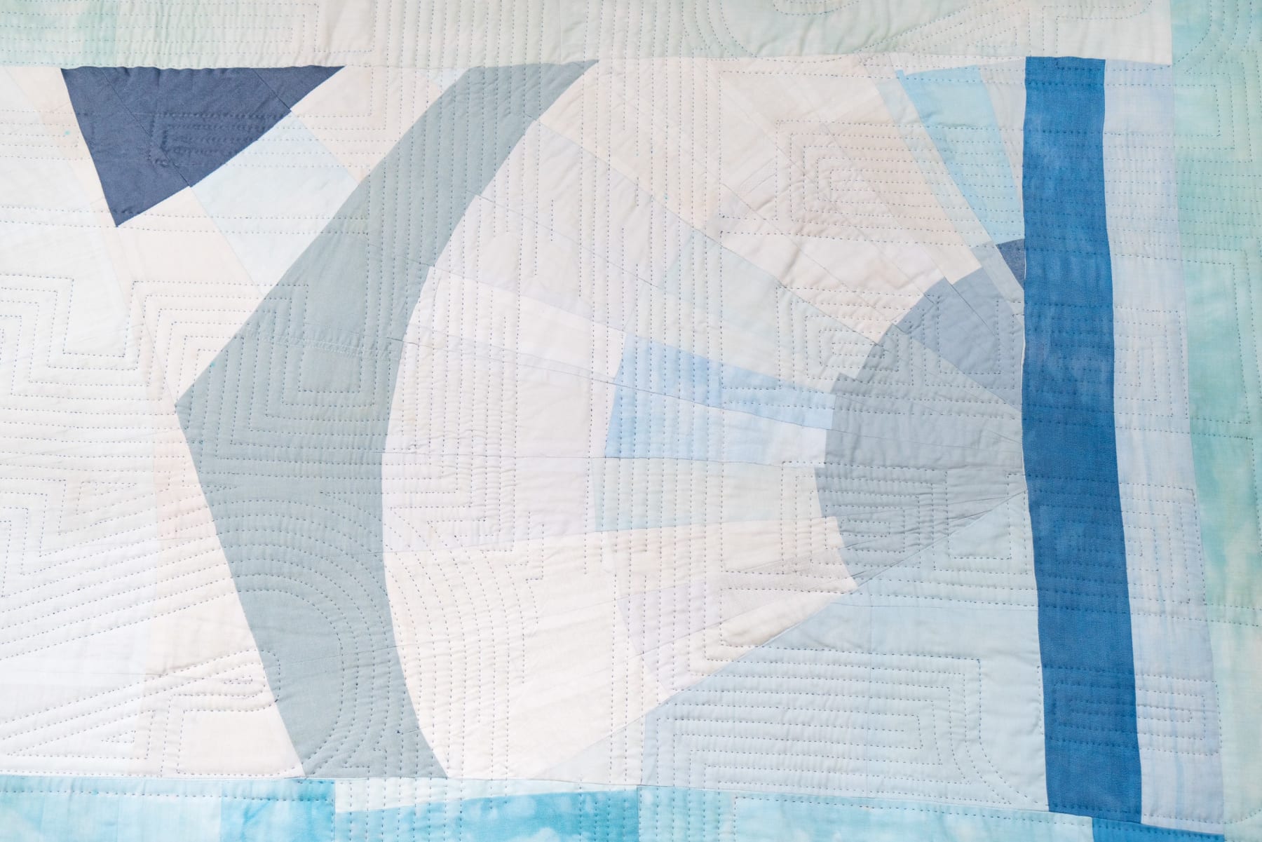 Karen Reimer, Sleeping Under the Sky/Sleeping Under the Lake #2, from the Shoretime Spaceline series, 2018-21