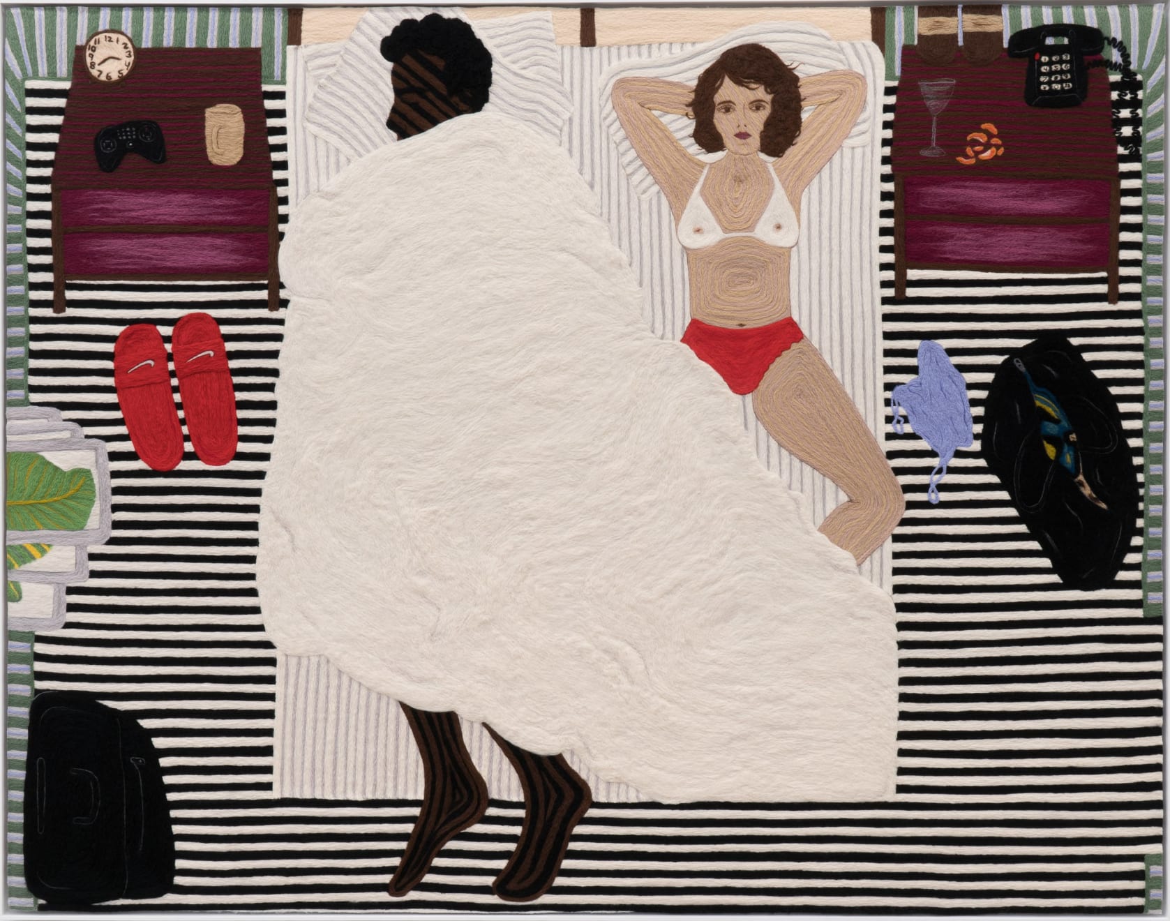 Cheryl Pope, Room with Two Nightstands, 2022