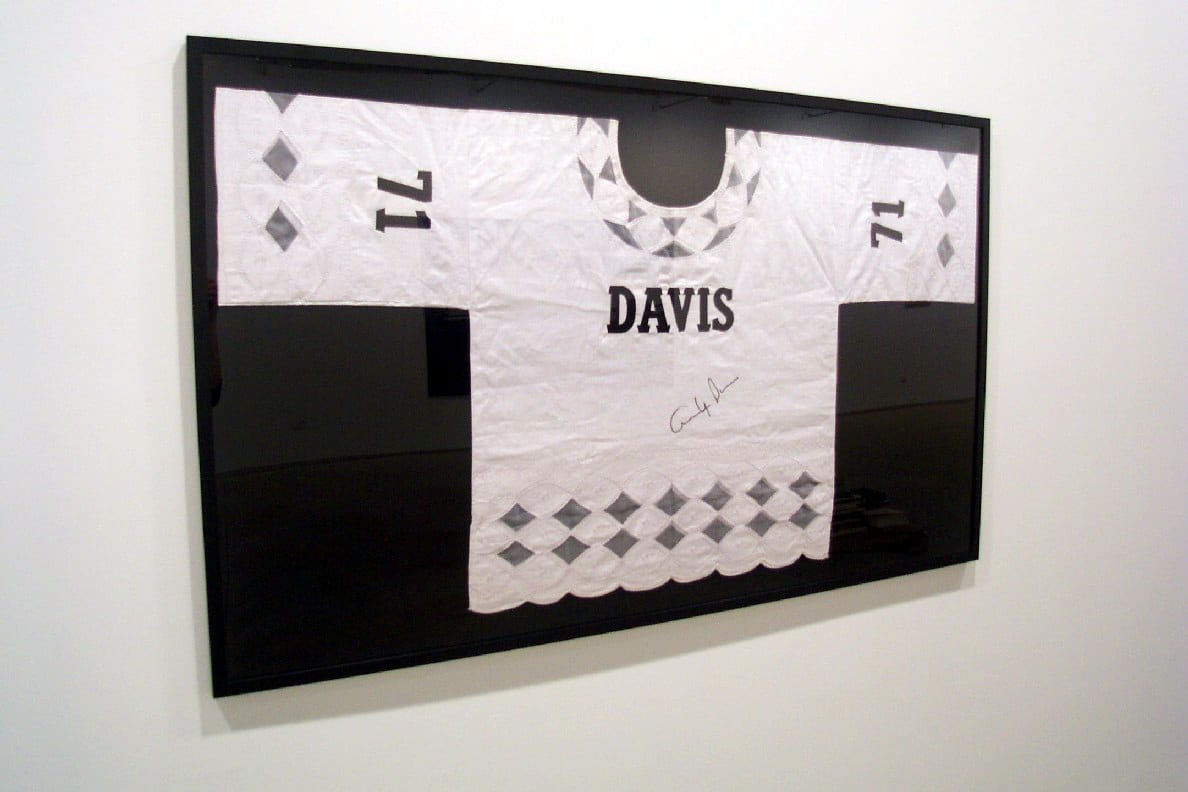 Rashid Johnson, Signed Angela Davis "Civil Rights All-Stars" Throw-back Dashiki Jersey, 2003