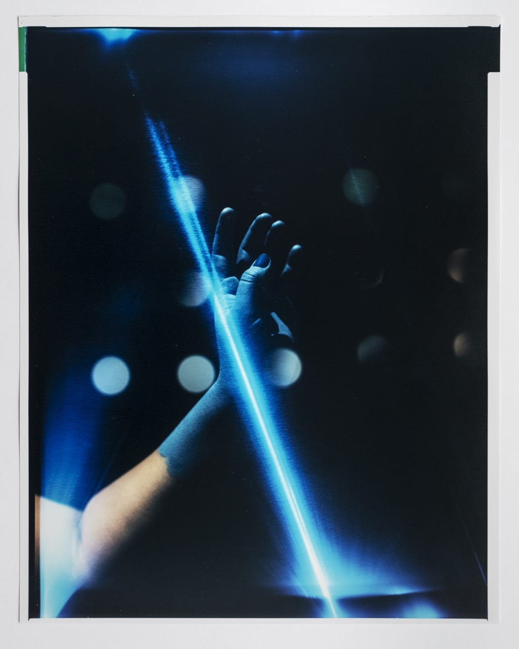 Carrie Schneider, Double Negative (Blue Streak), 2020